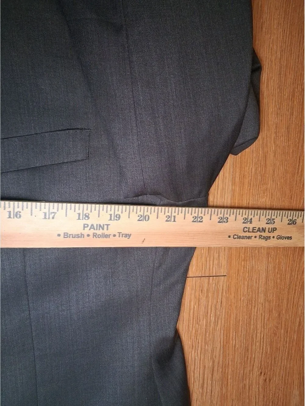 Ermenegildo Zegna Sport Coat 46R Gray Wool Made in Italy